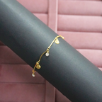 Black Circle Bracelet