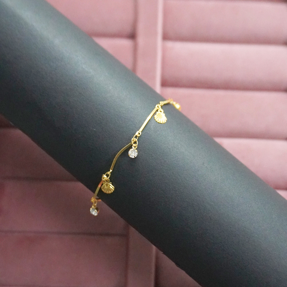 Black Circle Bracelet