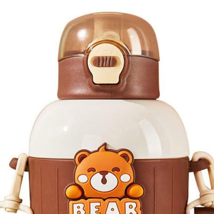 Insulated Stainless Steel Animal Design Water Bottle