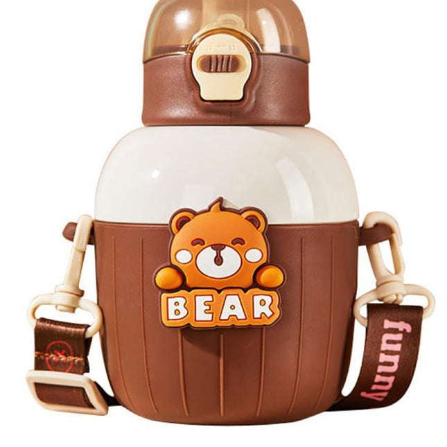 Insulated Stainless Steel Animal Design Water Bottle