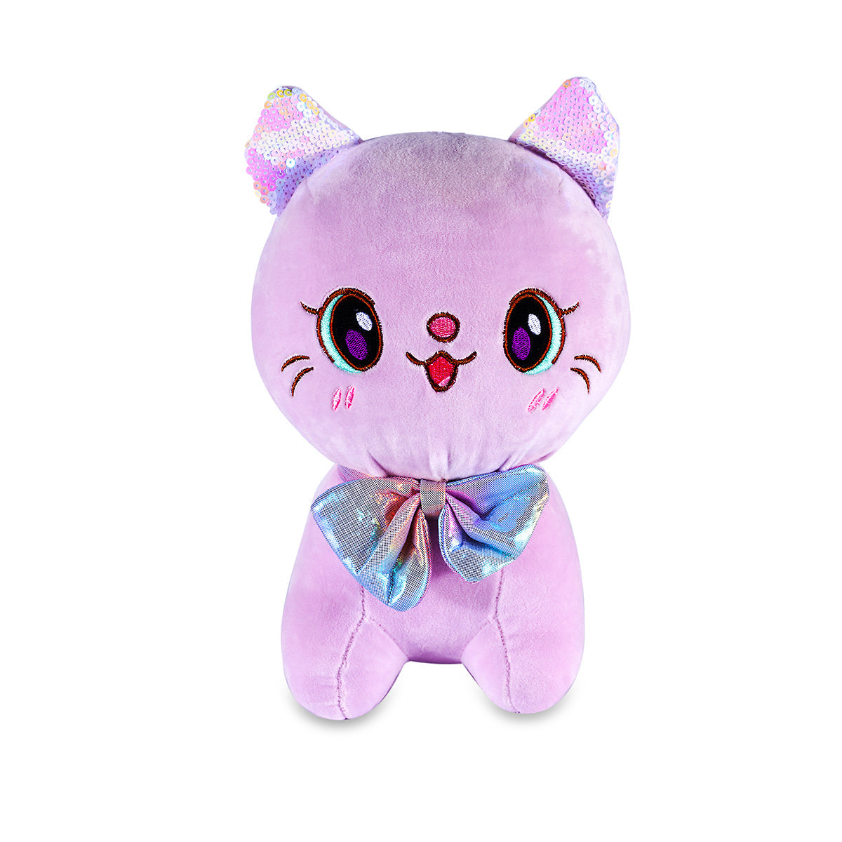 Bow Cat Soft Toy I 35 CM