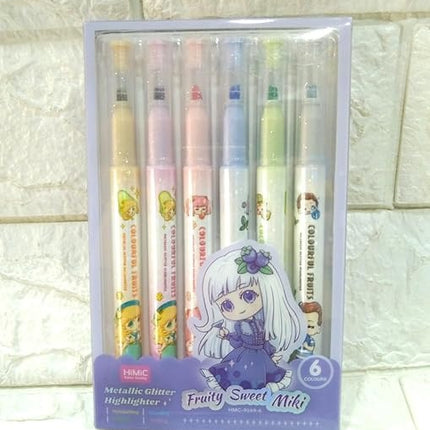 Metallic Glitter Highlighter Marker Pen