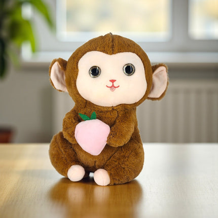 Brown - Cute Plush Monkey Stuffed Animal Soft Toy