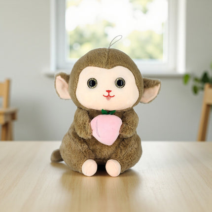 Brown - Cute Plush Monkey Stuffed Animal Soft Toy