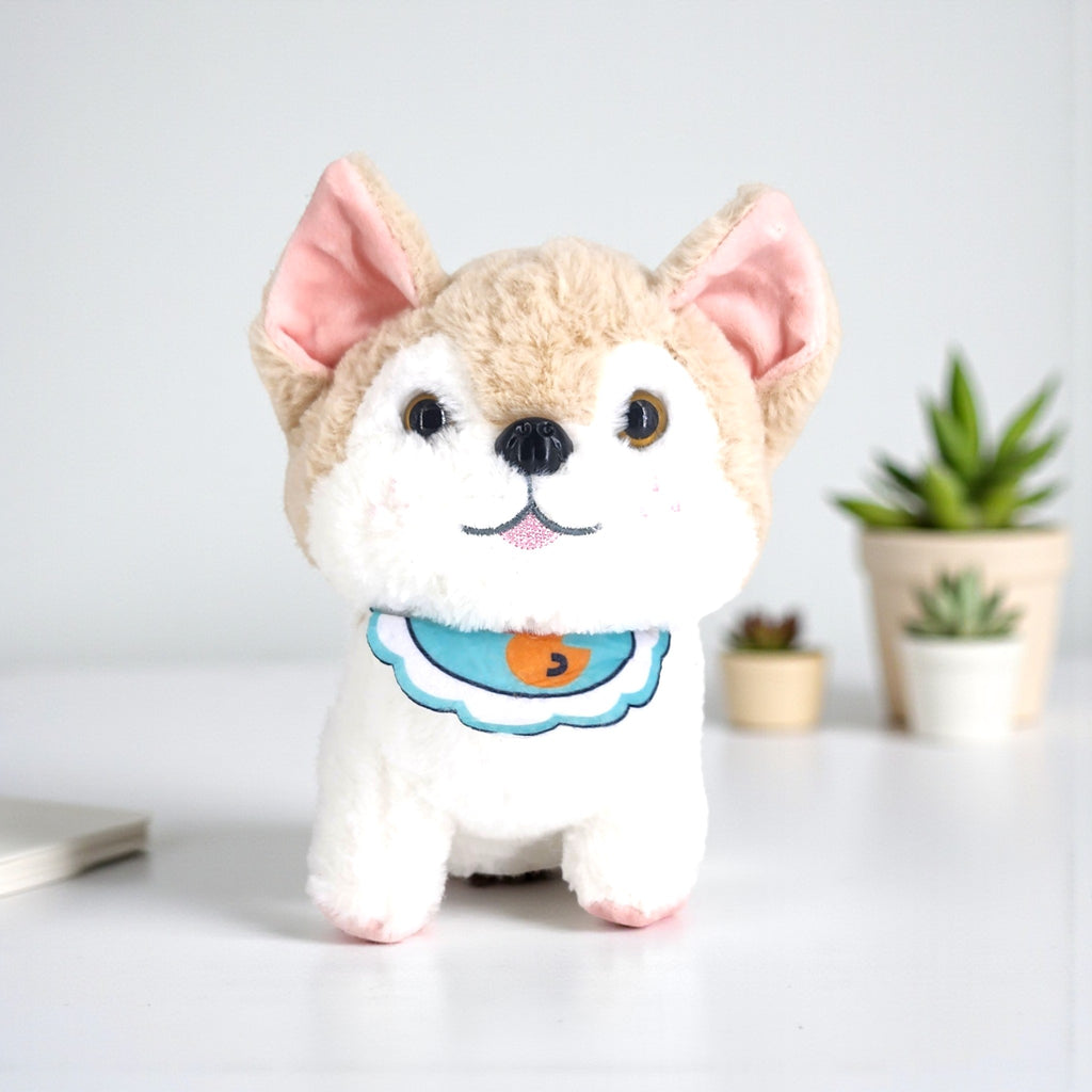 Dog Soft Toy Smart and Cuddly Husky Dog Puppy 35cm