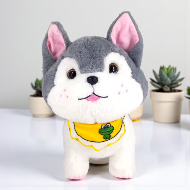 Dog Soft Toy Smart and Cuddly Husky Dog Puppy 25cm