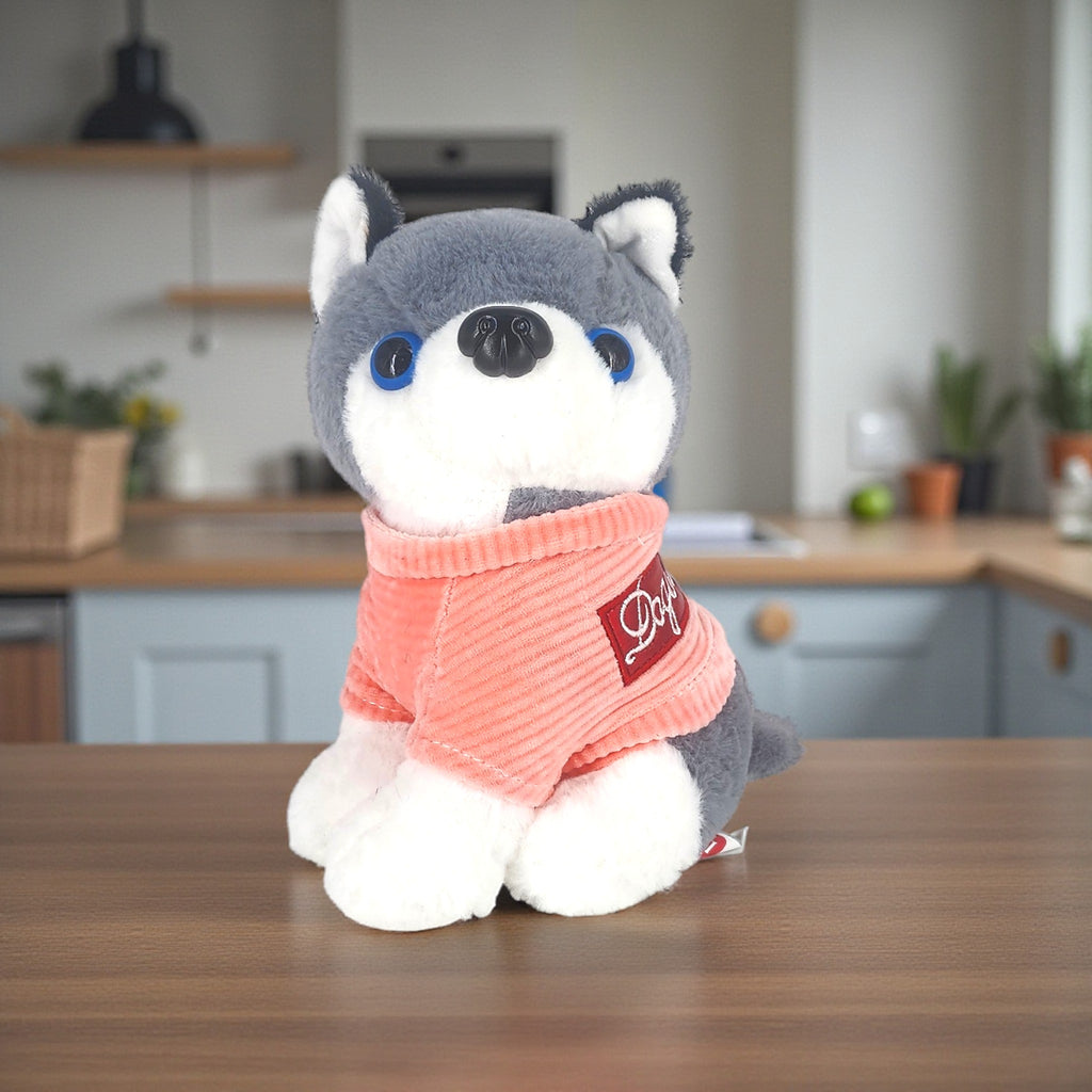 Husky Dog Soft Toy 25cm Small