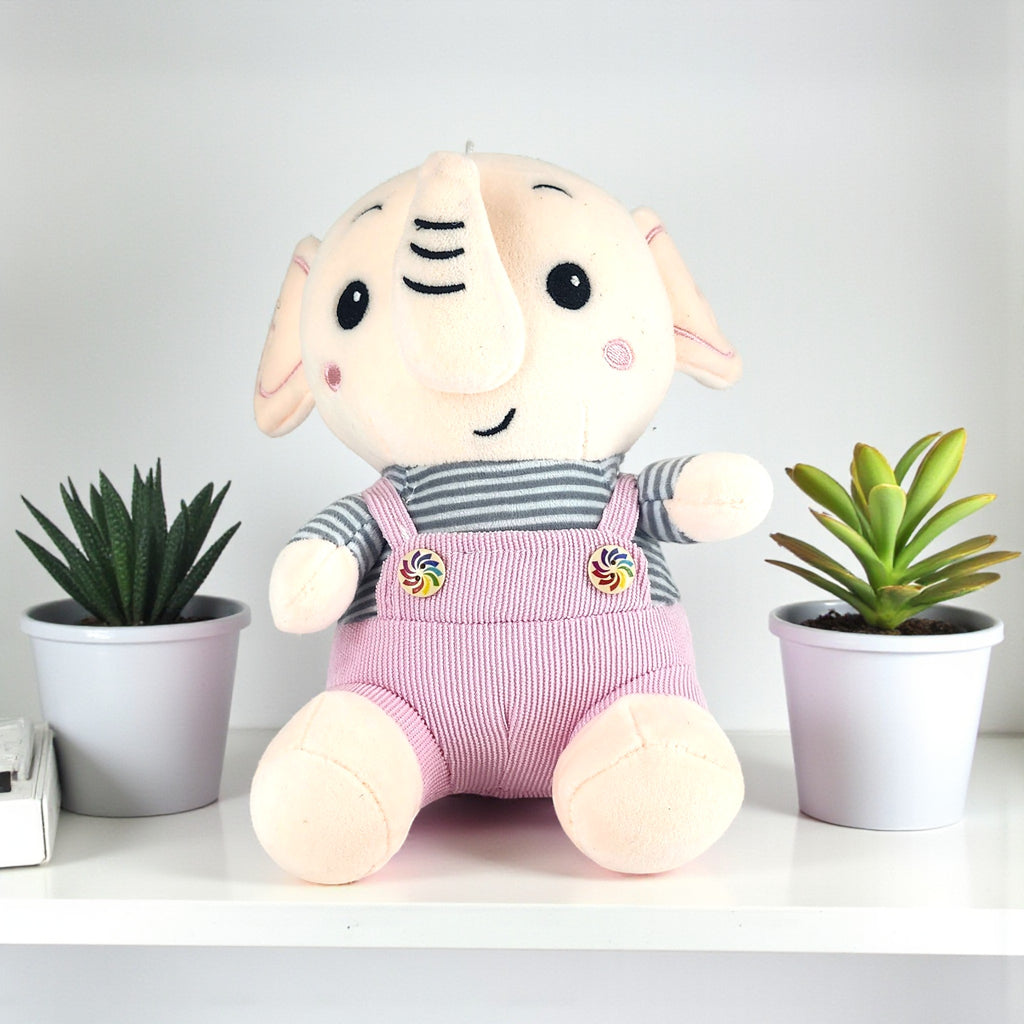 Cute Elephant  Plush Soft Stuff Soft Toys for Kids 28cm