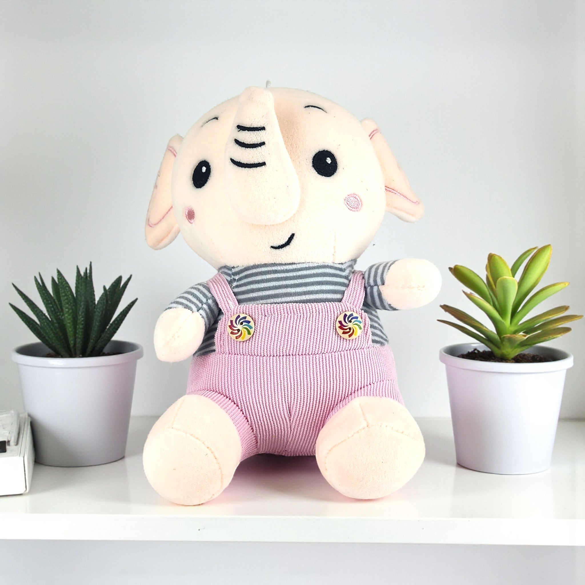 Cute Elephant  Plush Soft Stuff Soft Toys for Kids 28cm