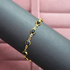 Black Circle Bracelet