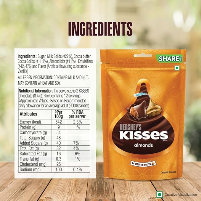 Kisses Hershey's Almonds