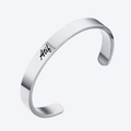 Personalised Cuff Bracelet Silver