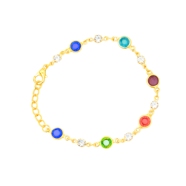 3 Bracelets Combo 18k Gold Platted AD Bracelet