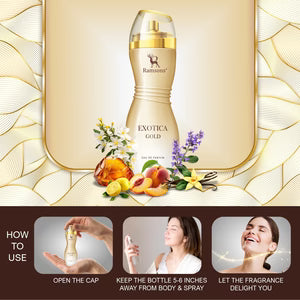 Ramsons - EXOTICA GOLD Eau De Parfum | 100 ML | Perfume For Women