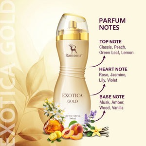 Ramsons - EXOTICA GOLD Eau De Parfum | 100 ML | Perfume For Women