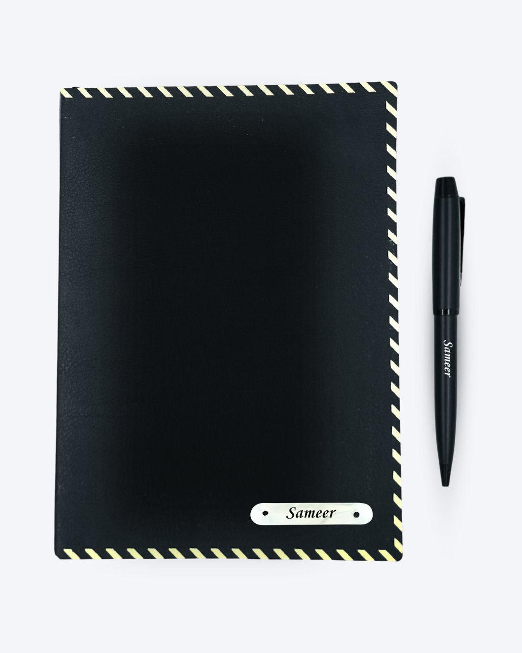 Personalised Golden Dash Notebook & Pen Combo
