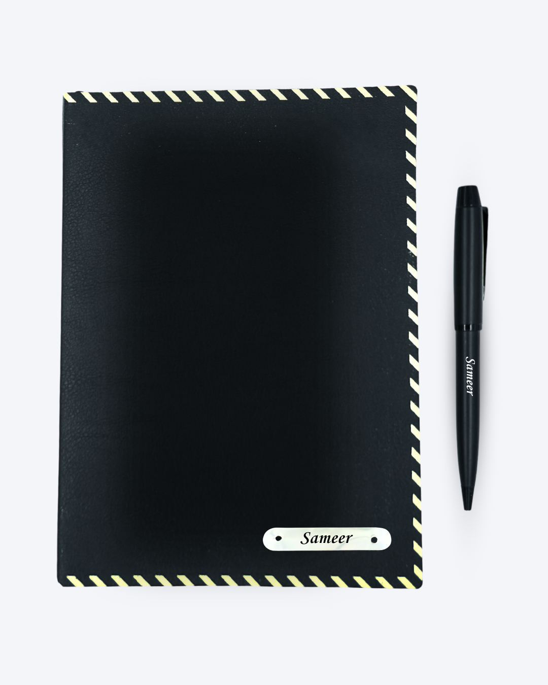 Personalised Golden Dash Notebook & Pen Combo