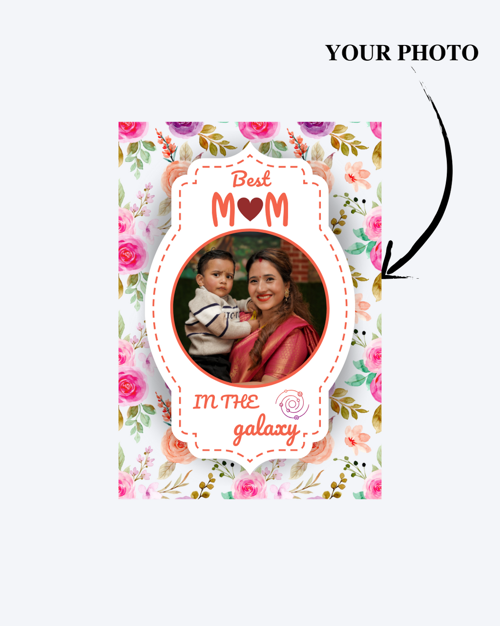 Best Mom In The Galaxy Photo Frame