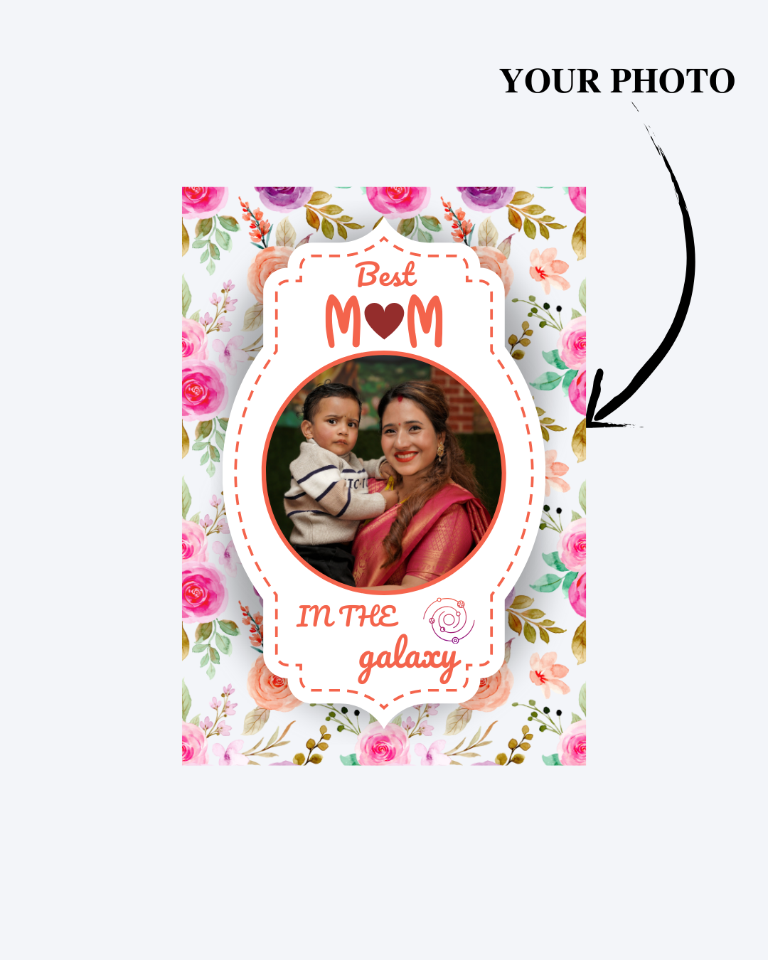 Best Mom In The Galaxy Photo Frame