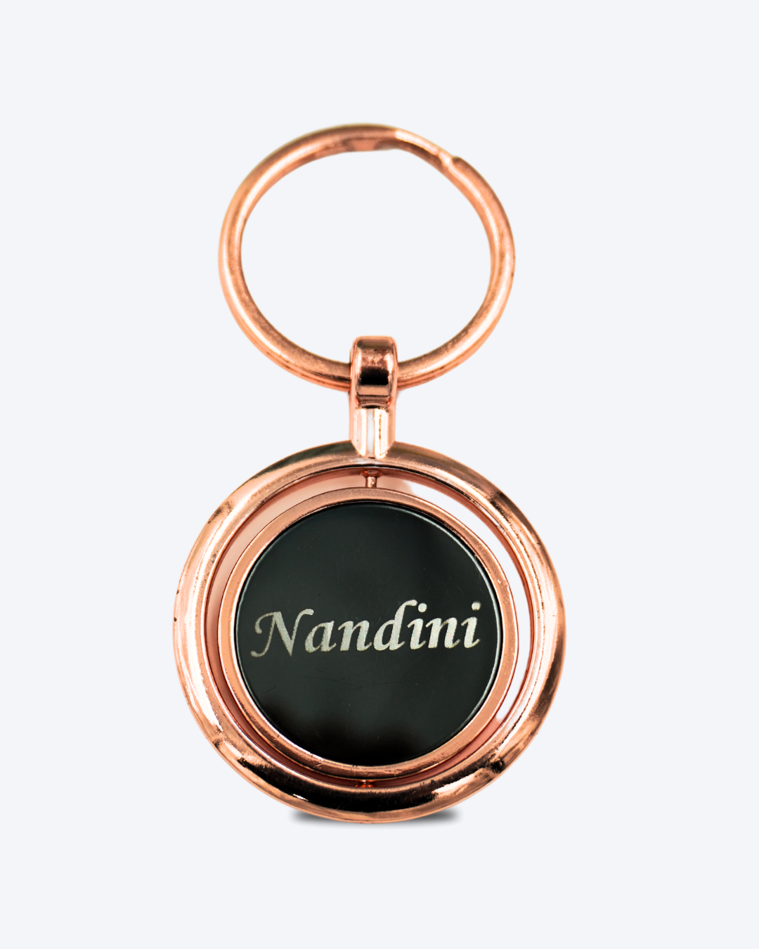 Personalised Round Metal Keychain