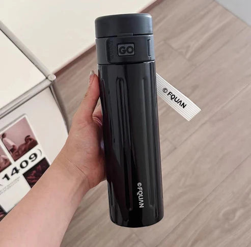 Mini Coffee Travel Mug with Lid Stainless Steel Thermos Water Bottle