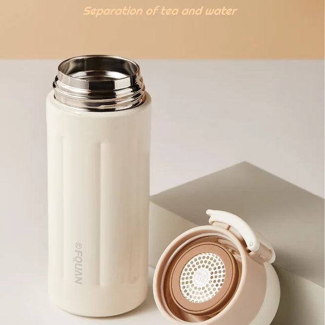 Mini Coffee Travel Mug with Lid Stainless Steel Thermos Water Bottle