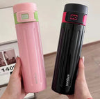 Mini Coffee Travel Mug with Lid Stainless Steel Thermos Water Bottle
