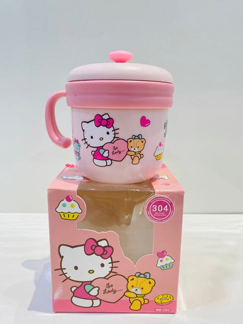 Premium Steel Coffee ,Milk Doraemon , Hellokitty
