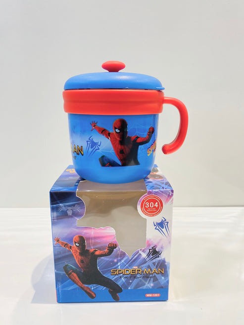 Premium Steel Coffee , Milk  Spider Man McQueen