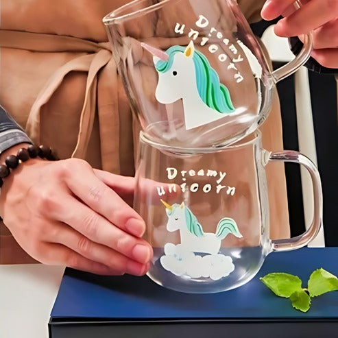 Dinosaur Transparent Glass Mug