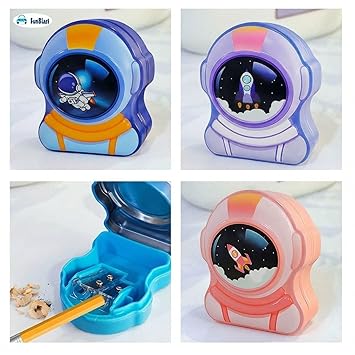 Space Metal Pencil Sharpener for Kids