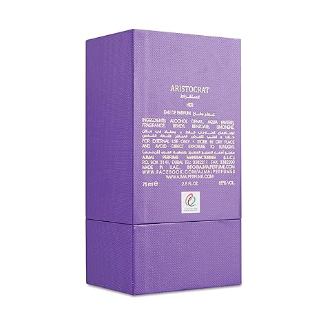Ajmal Aristocrat Femme EDP Floral Liquid Perfume For Women