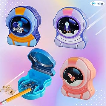Space Metal Pencil Sharpener for Kids
