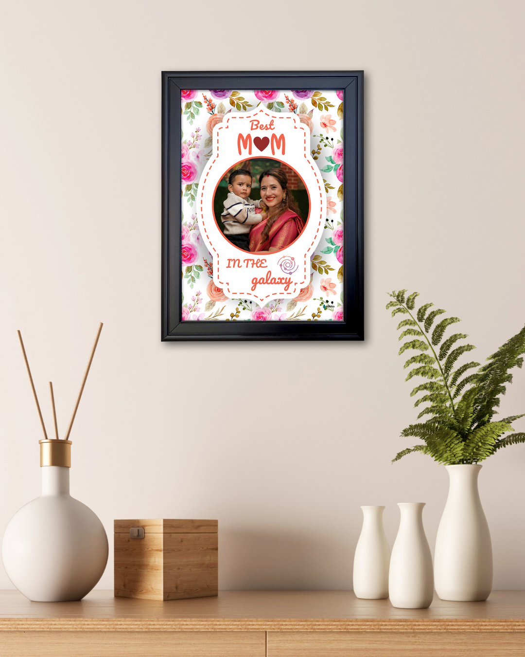 Best Mom In The Galaxy Photo Frame