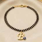 Name Initial Mangalsutra Bracelet