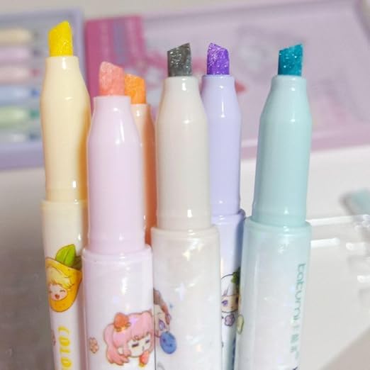 Metallic Glitter Highlighter Marker Pen