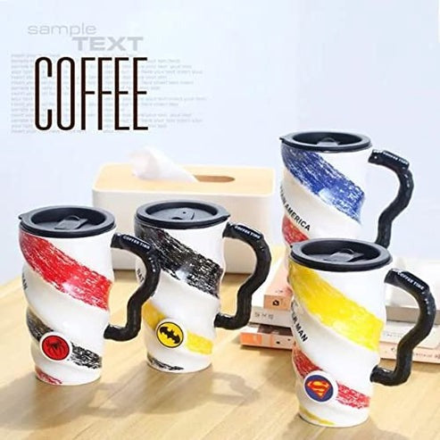 Avengers / DC Superhero Spiral Ceramic Mug