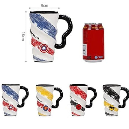 Avengers / DC Superhero Spiral Ceramic Mug