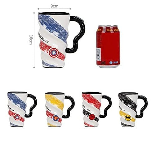 Avengers / DC Superhero Spiral Ceramic Mug