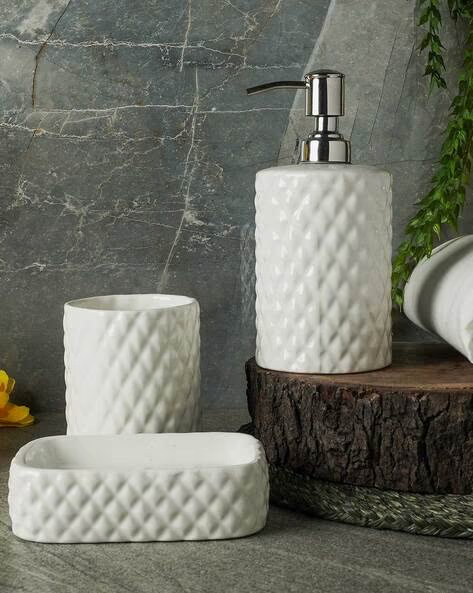 Ceramic Crystal Bath Accessory