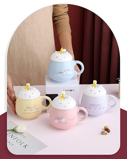 Rainbow Unicorn Horn Mug