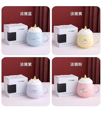 Rainbow Unicorn Horn Mug