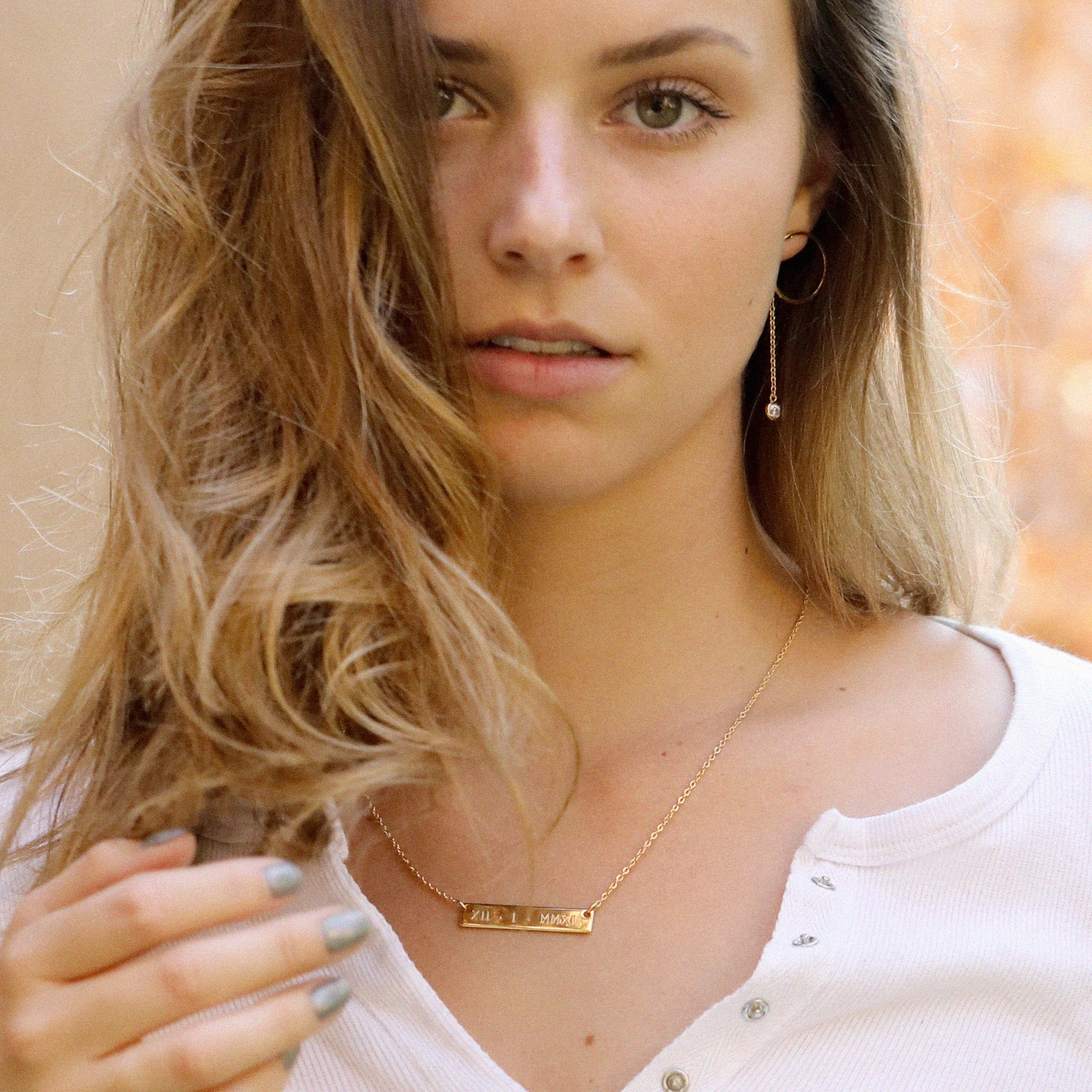 Custom Necklace Engraved Necklace Personalized Name Necklace