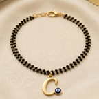 Name Initial Mangalsutra Bracelet
