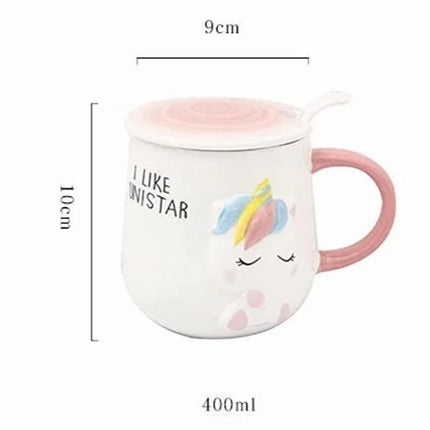 Animal Coffee Ceramic Mug  Frog , Bear , Horse