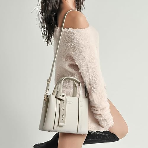 EXOTIC® Premium Ivory Chic Edition Urban Luxe Hand & Sling Bag for Women | Stylish PU Leather Tote with Spacious Compartments & Detachable Strap