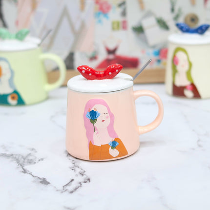 Flower Girl Ceramic Mug