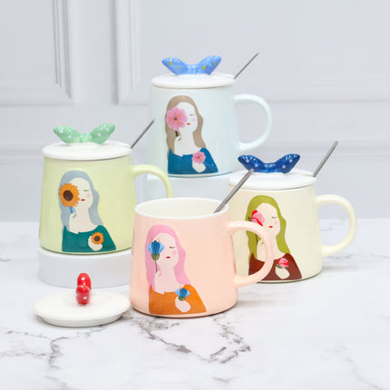 Flower Girl Ceramic Mug