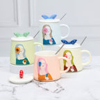 Flower Girl Ceramic Mug