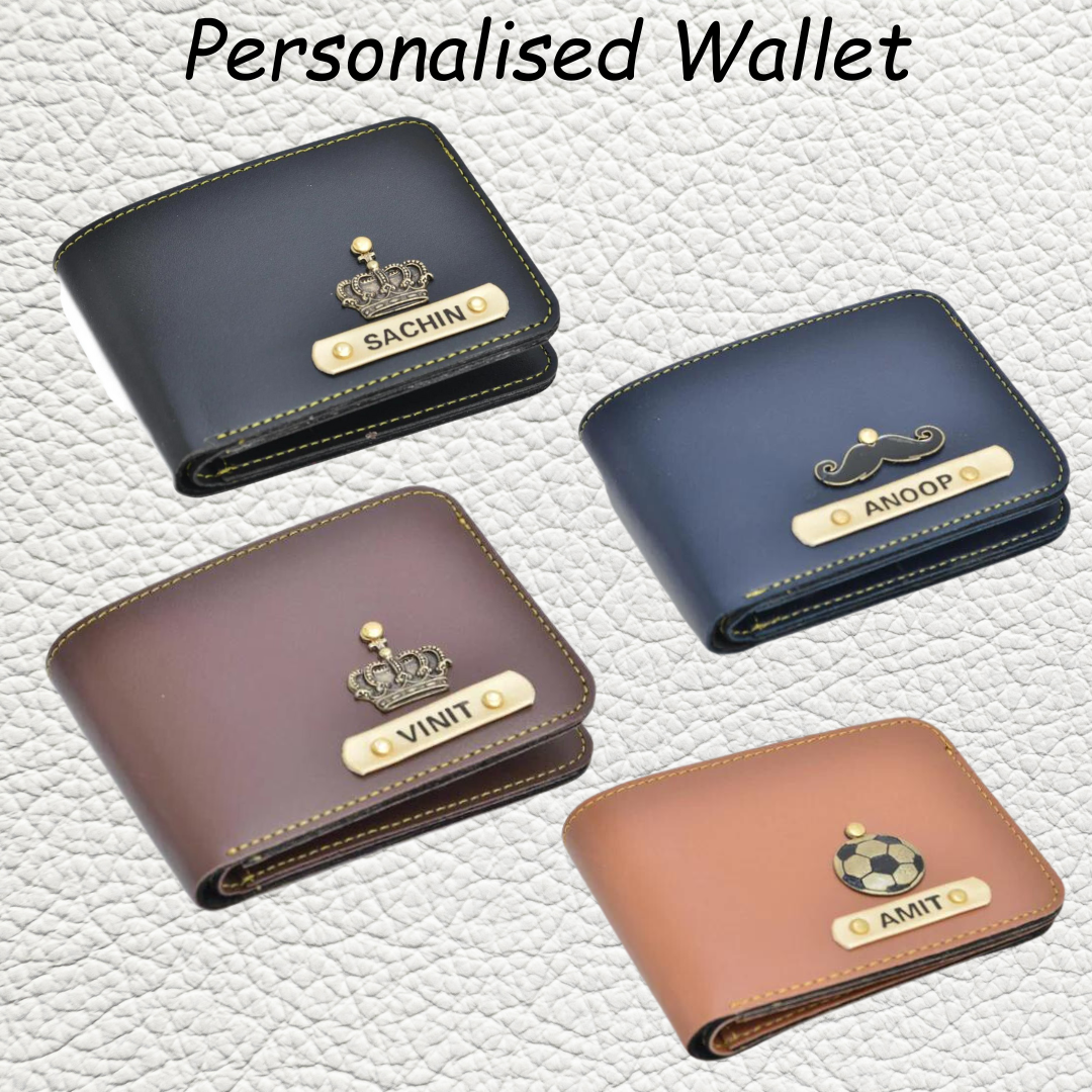 Personalized Men's Leather Wallet – Custom Fairy
